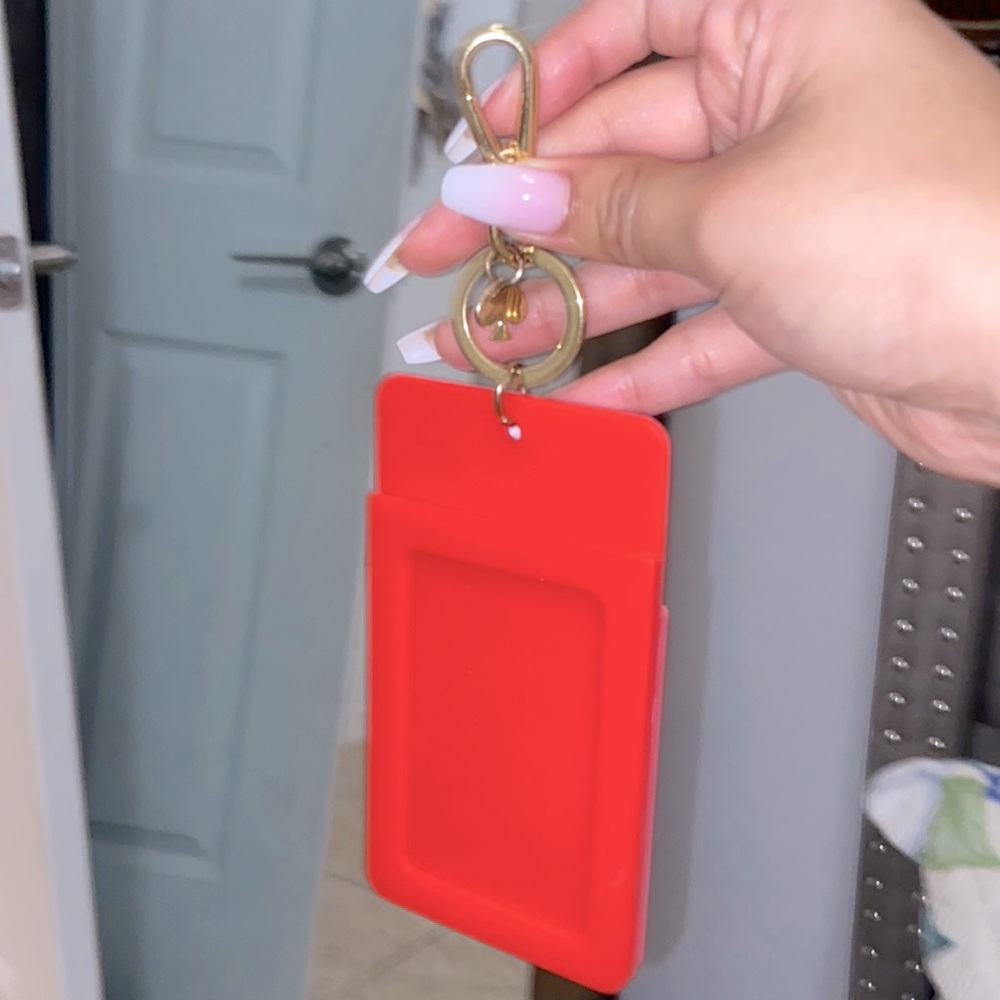Cute Kate Spade keychain card holder ✨